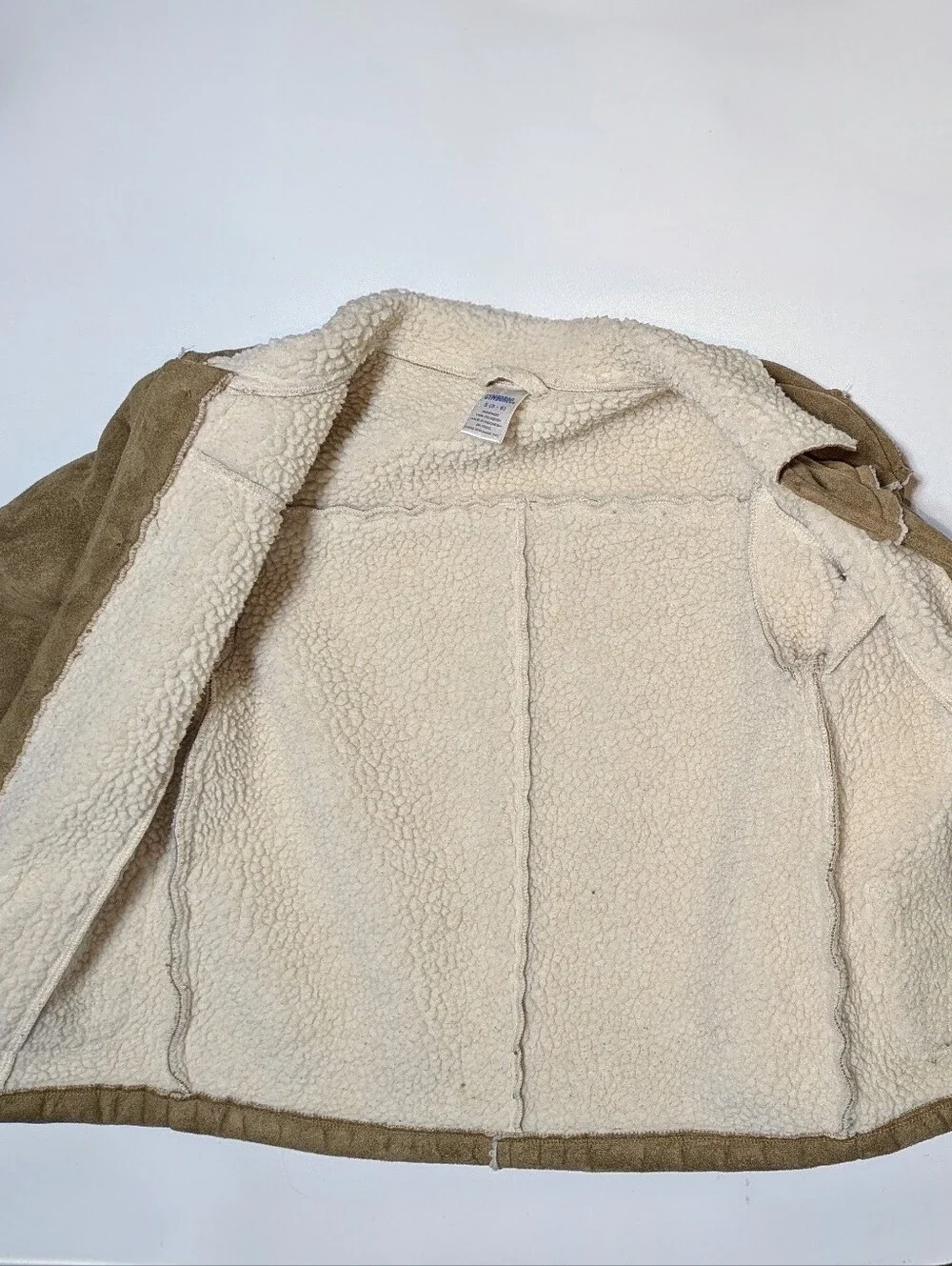Gymboree Kid's Faux Suede Sherpa-Lined Jacket